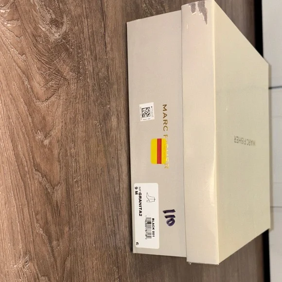 Marc Fisher Black Heeled Boots - Picture 6 of 6